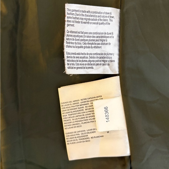 Michael Kors Olive Puffer Jacket with Fur Trim - Picture 11 of 15